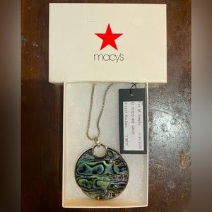 NEW! Kenneth Cole Abalone shell necklace